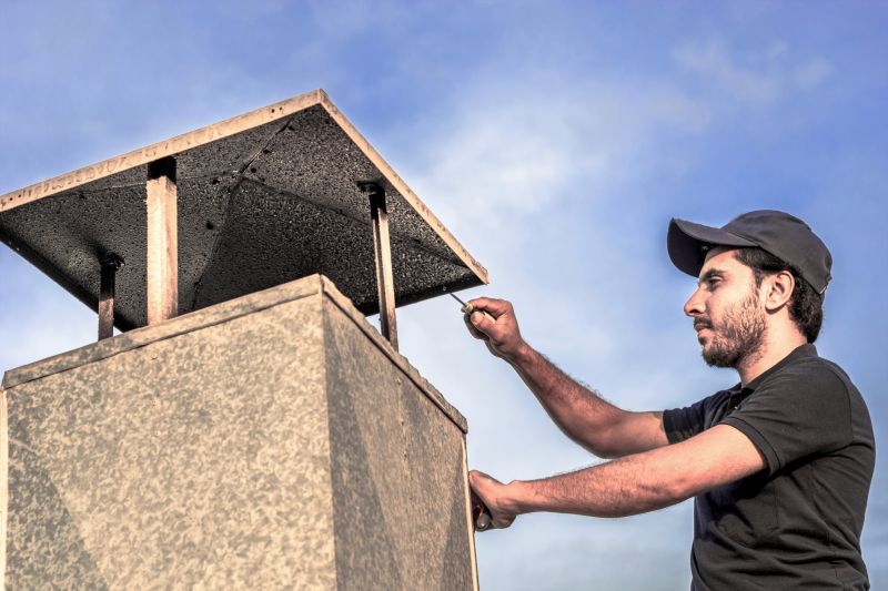 Chimney cap installation